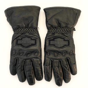 Harley-Davidson Black Leather Gloves - Women's Size S